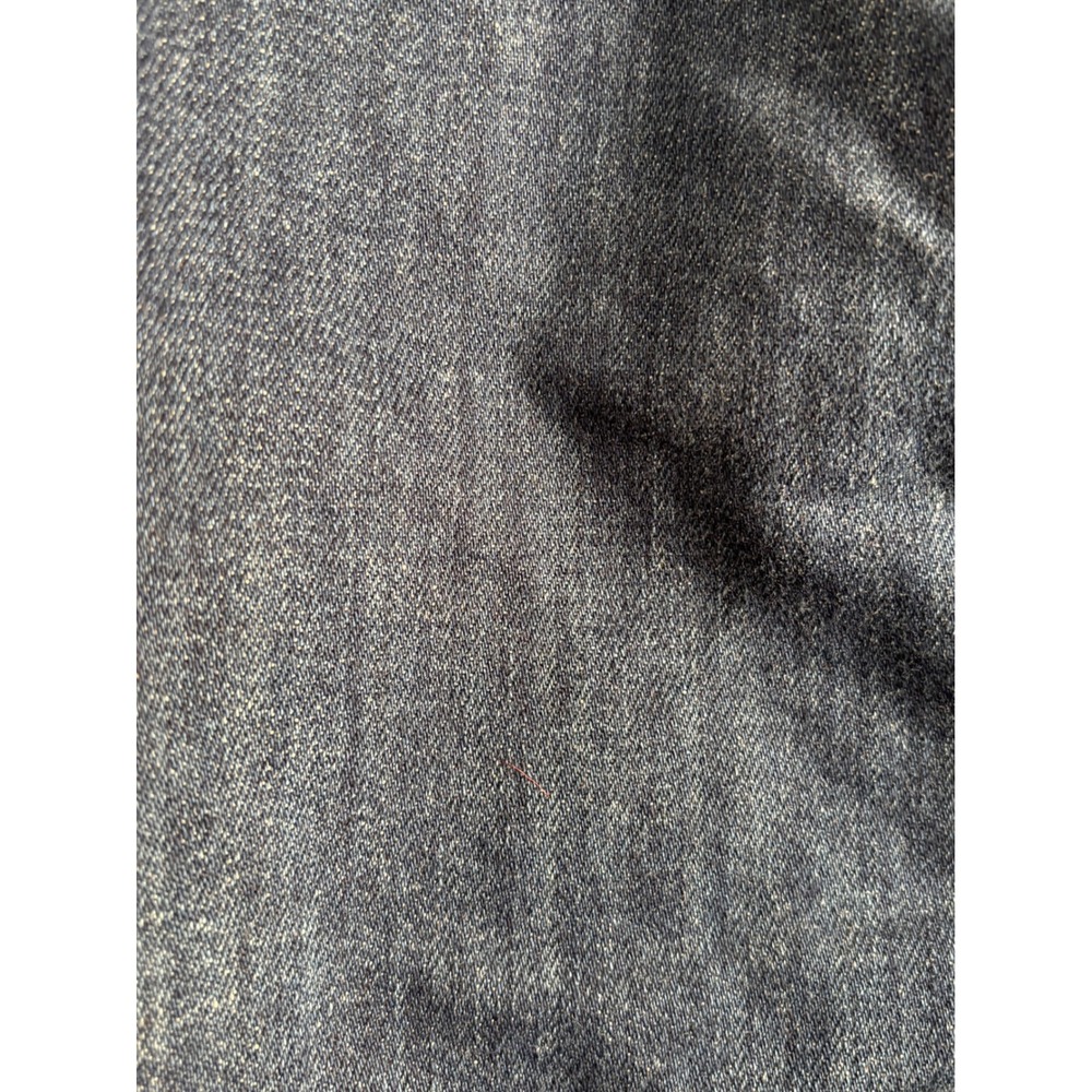 Sezane Slim High Waisted Skinny Jeans Dark Indigo Raw Hem Size‎ 28 - Picture 14 of 16